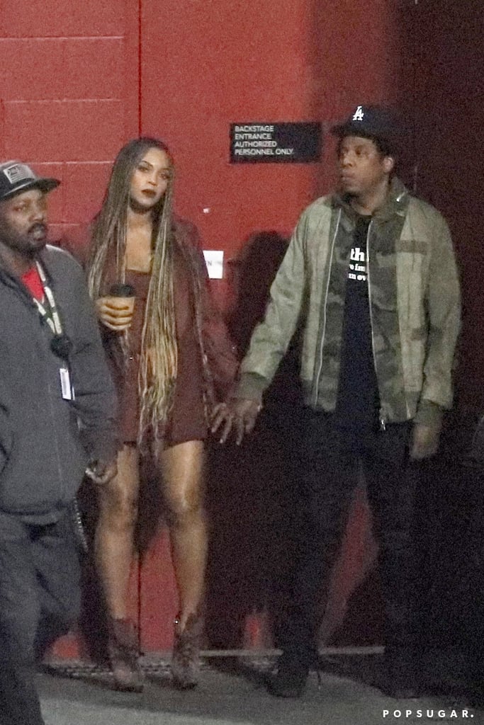 Beyoncé, JAY-Z, Kim, and Kanye at Travis Scott's LA Concert
