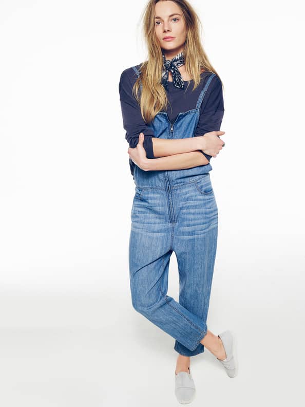 Gap relaxed denim overalls store