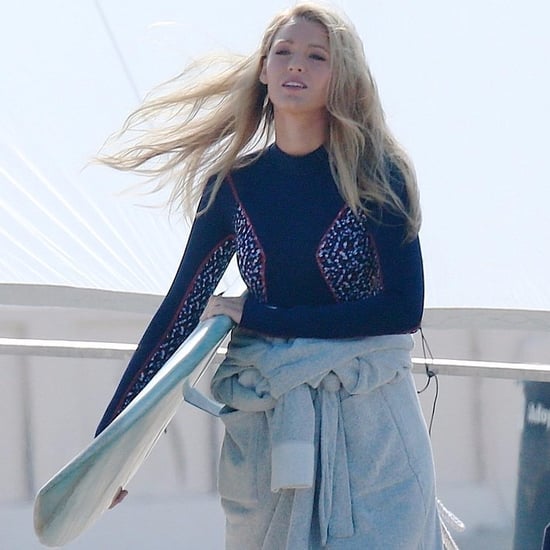 Blake Lively Pregnant on Set April 2016