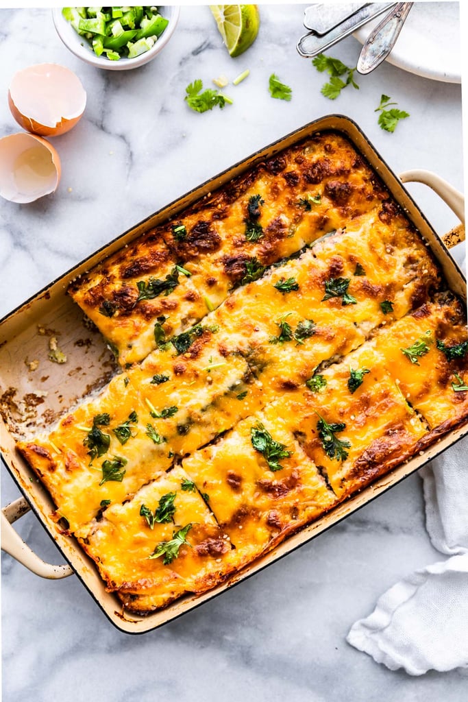 Tex-Mex Egg and Cheese Cauliflower Casserole