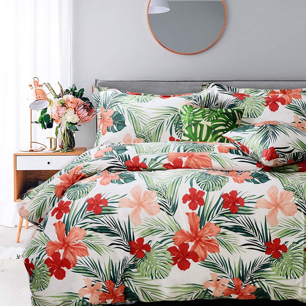 Fadfay College Bedding Tropical Duvet Cover Set