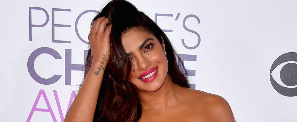 Priyanka Chopra Hair and Makeup at the People's Choice Award