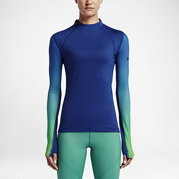 Nike Pro Hyperwarm Women's Long Sleeve Top | Long-Sleeved Tees For Cool Fall Runs Workouts | POPSUGAR Fitness Photo 9