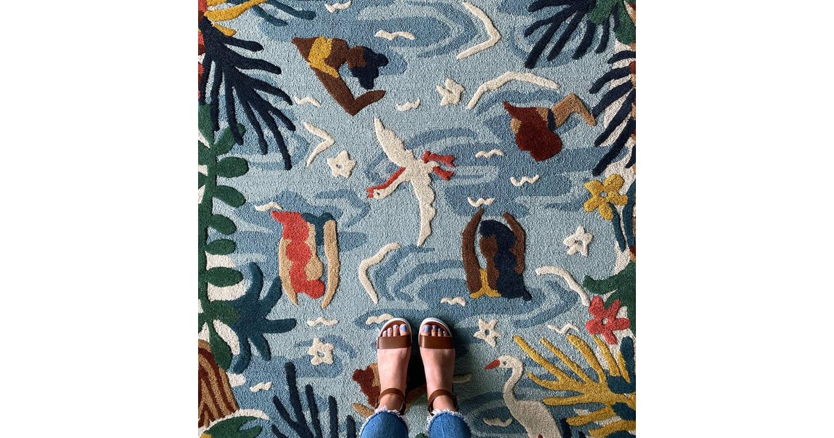 A Statement Rug Jungalow Optimism Ocean Rug by Justina Blakeney X