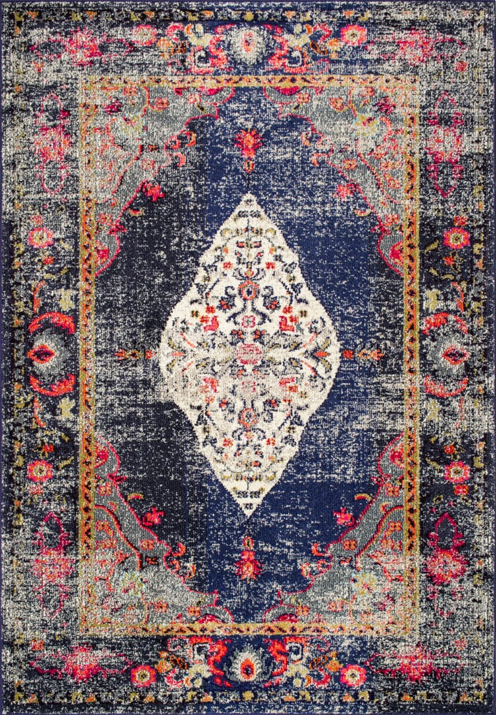 The nuLOOM Vintage Medallion Veronica Area Rug or Runner ($58-$274) oozes stylish vibes. The dark neutrals combined with pops of pink make it an ideal choice if you're looking to dip into colour without going overboard.