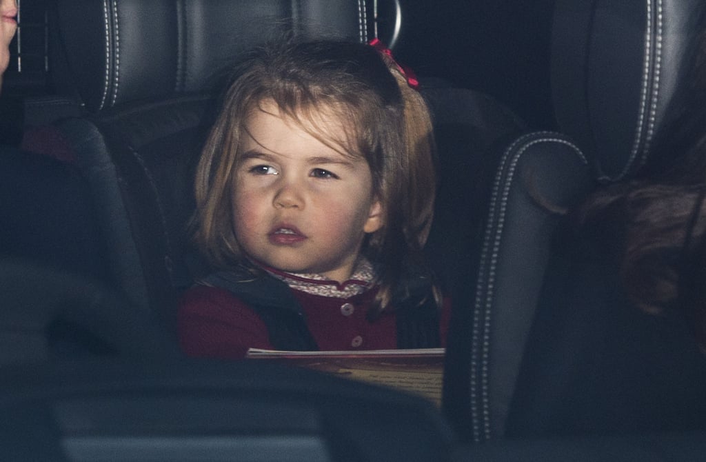 Princess Charlotte Going to Christmas Lunch December 2017
