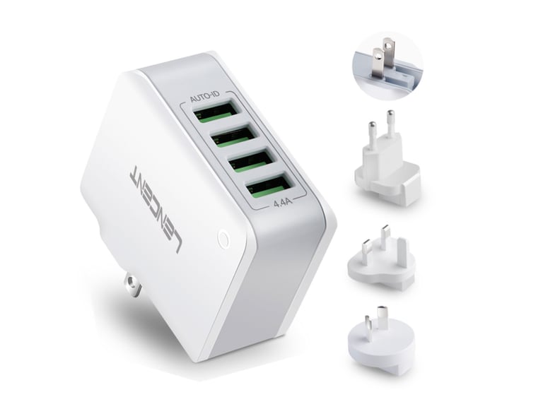 4-Port USB Charger Plug