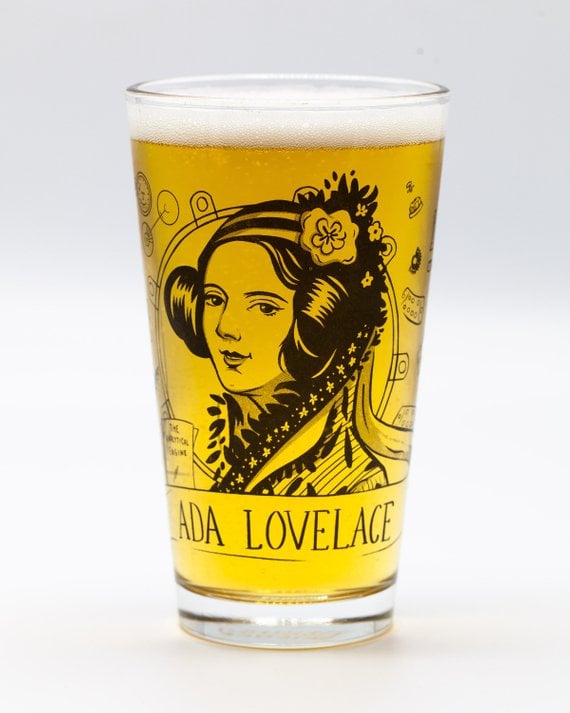 Ada Lovelace Beer Glass