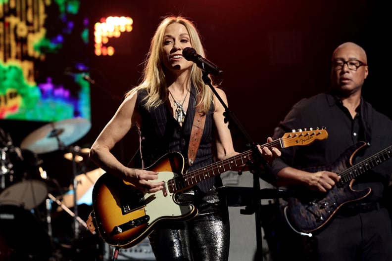 NEW YORK, NEW YORK - MARCH 09: Sheryl Crow performs at the Seventh Annual LOVE ROCKS NYC Benefit Concert for God's Love We Deliver at Beacon Theatre on March 09, 2023 in New York City. (Photo by Jamie McCarthy/Getty Images for Love Rocks NYC/God's Love We
