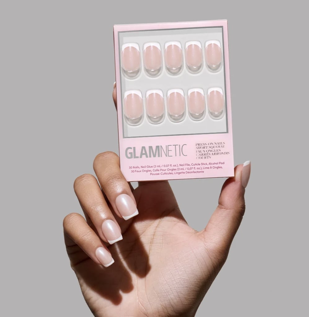 Glamnetic La Perle Press-On Nails ($12, originally $18)
In case you want to save on some coins this cozy season, consider Glamnetic's cult-favorite press-on nails. They're the perfect, affordable alternative to a salon-level set, and can even be worn up to two weeks.