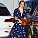 Emma Stone Floral Dress and Cult Gaia Bag 2019