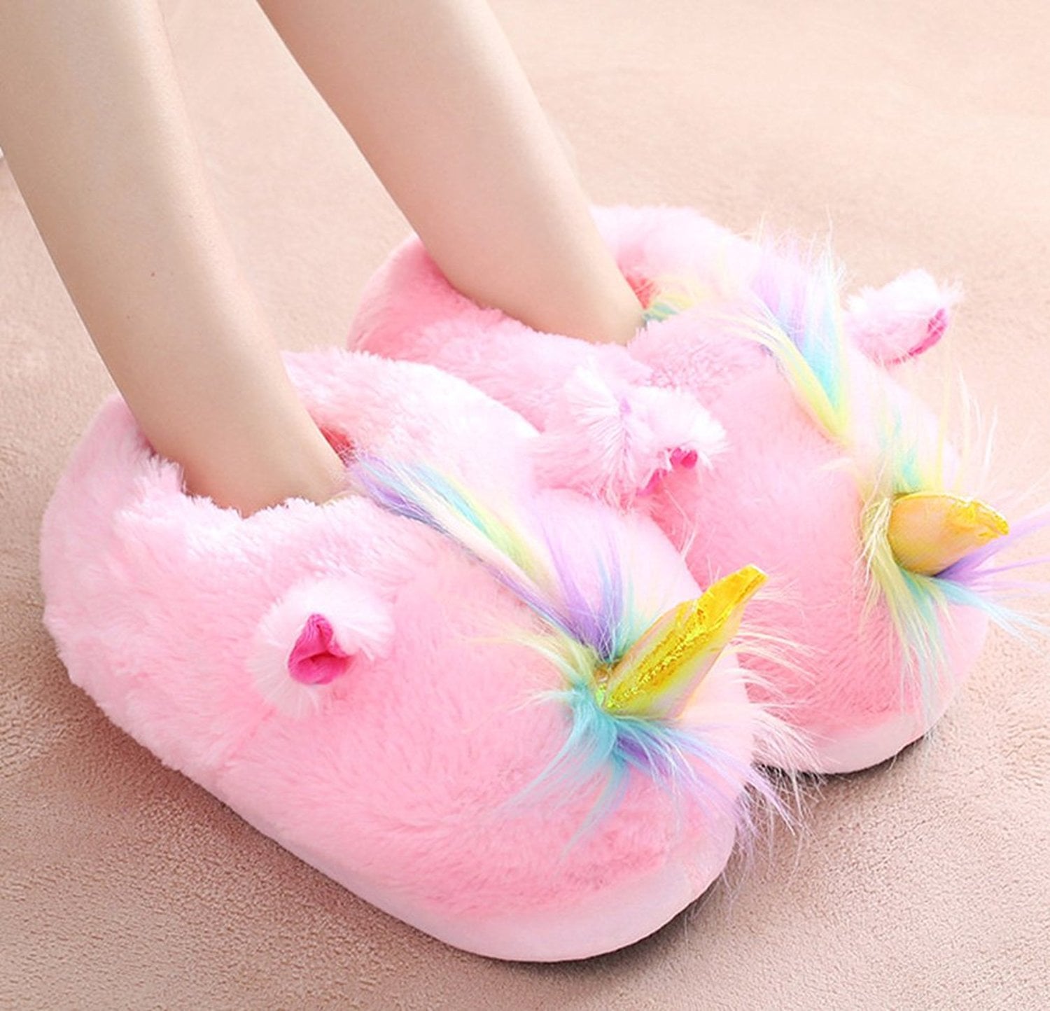girls unicorn house shoes