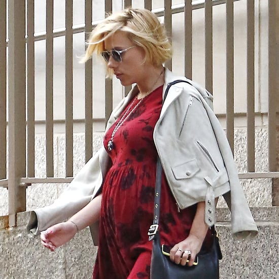 Pregnant Scarlett Johansson in NYC