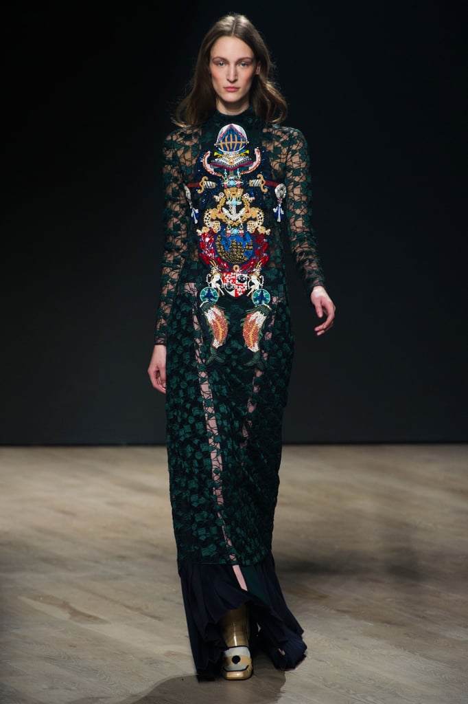 Mary Katrantzou Fall 2014 Runway Show | London Fashion Week | POPSUGAR ...