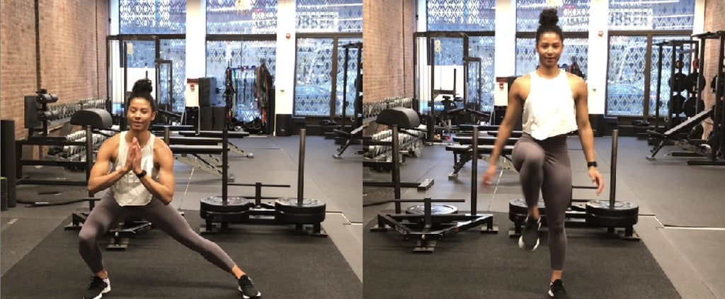 How to Do a Lateral Lunge With a Knee Drive