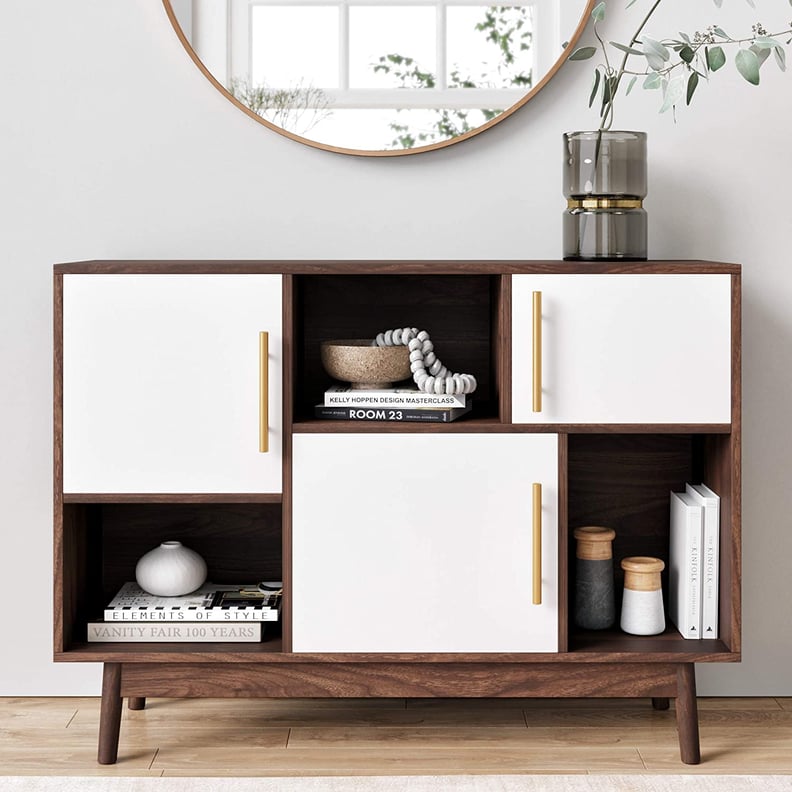 Nathan James Ellipse Modern Multipurpose Display Credenza