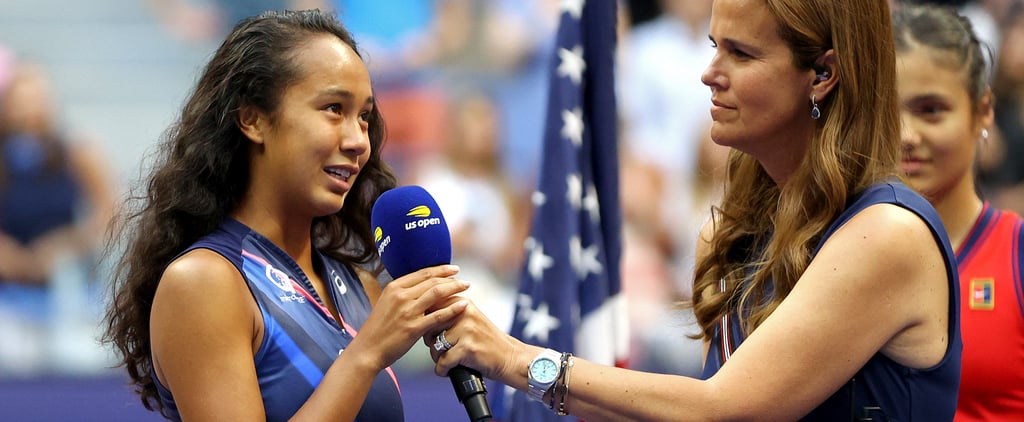 Leylah Fernandez Addresses New York Crowd, 9/11 Anniversary