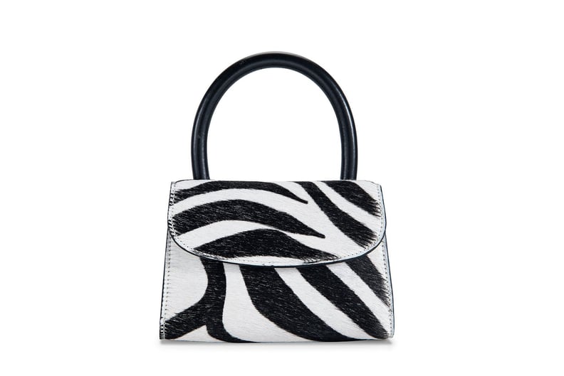 By Far Mini Zebra Print Pony Hair Leather