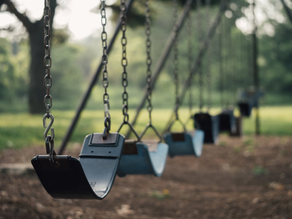 Ask your love to meet you at the swings and bring flowers.