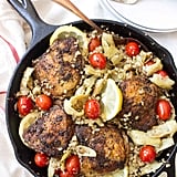 One-Pan Greek Lemon Chicken With Cauliflower Rice