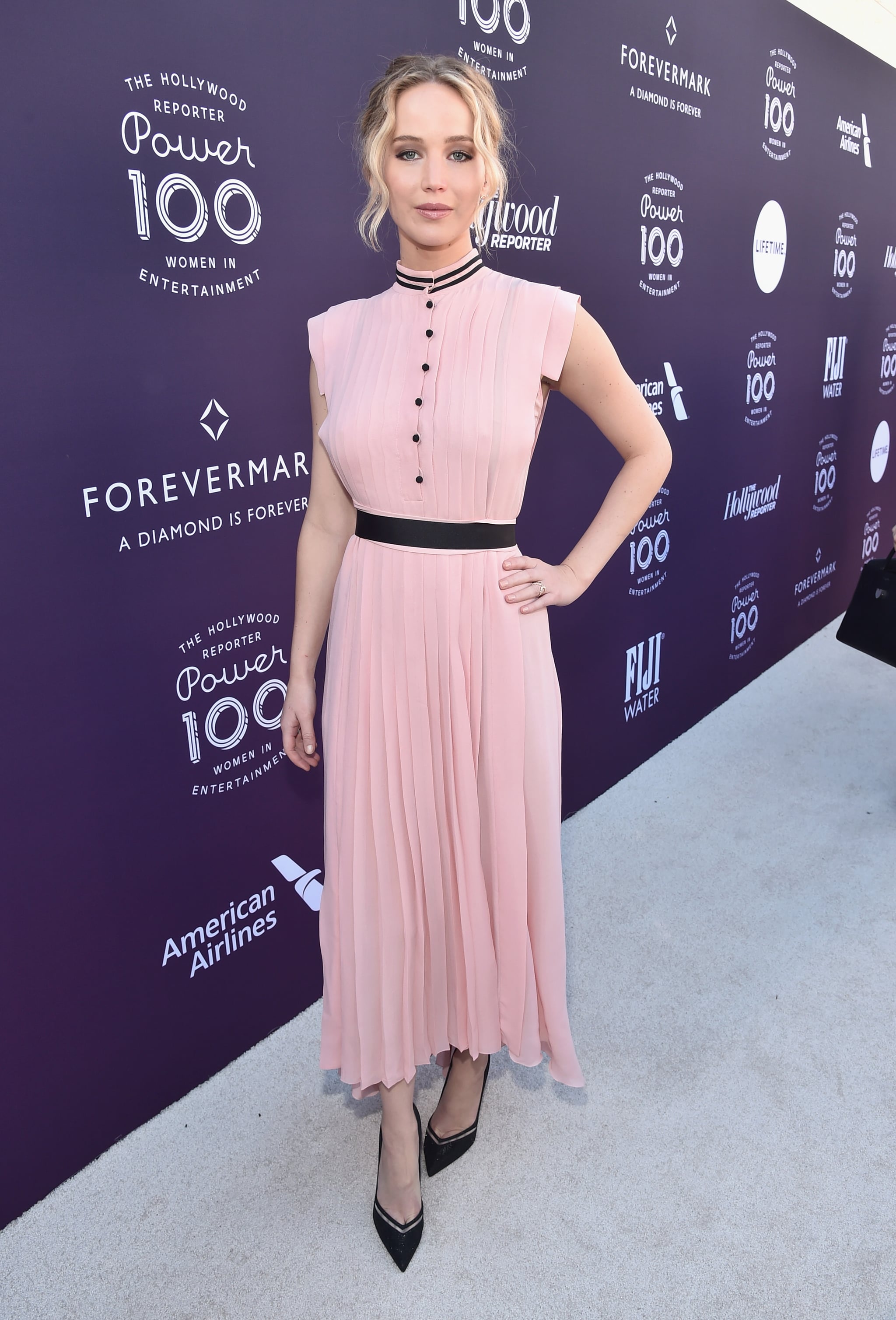 Jennifer Lawrence s Pink Philosophy Dress POPSUGAR Fashion UK