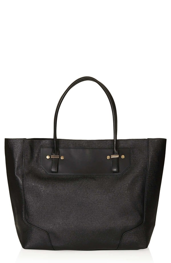 Topshop Faux Leather Tote