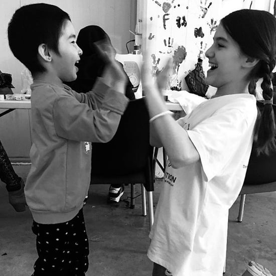 Katie Holmes and Suri Cruise Refugee Camp Photos March 2019