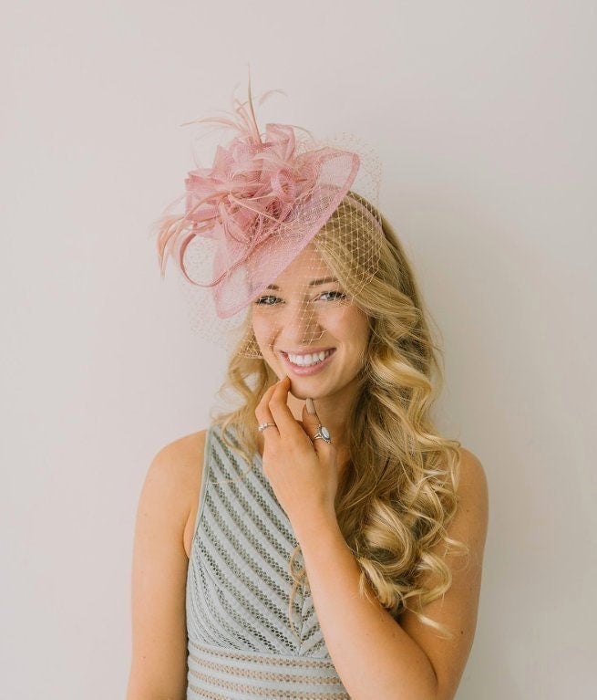 Blush Pink Fascinator