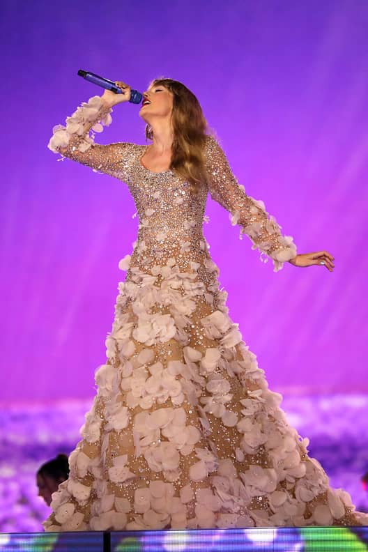 Taylor Swift's 'Speak Now' purple dress designer returns for