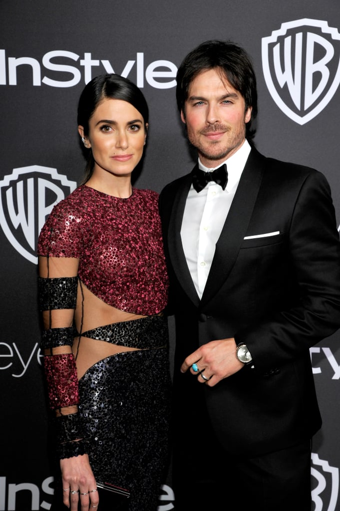 It was date night for Ian Somerhalder and Nikki Reed at the annual InStyle and Warner Bros. Golden Globes afterparty in Beverly Hills on Sunday night. The couple dressed to the nines and were all smiles as they strutted their stuff down the red carpet. Nikki and Ian joined a handful of other stars at the bash, including Viola Davis, Glen Powell, and Ian's ex-girlfriend and The Vampire Diaries costar, Nina Dobrev. Ever since the show announced that season eight is its last season, everyone has been wondering whether or not Nina will return. While it makes a lot of sense that she would, it looks like we'll just have to tune in and see. 

    Related:

            
            
                                    
                            

            18 Snaps That Show Ian and Nikki Are Completely Head Over Heels For Each Other