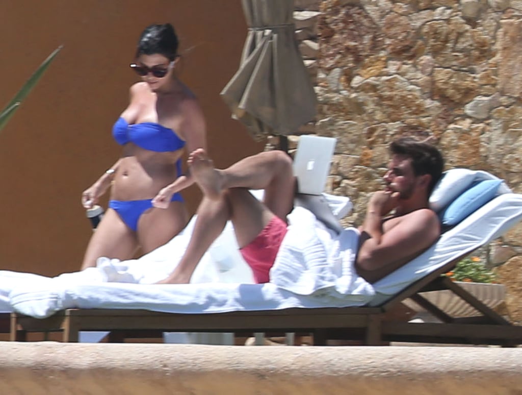 Kourtney Kardashian in a Bikini With Scott Disick