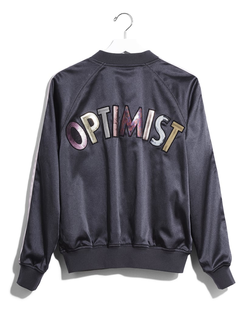 Karlie Kloss x Express Satin Reversible Optimist Bomber Jacket ($168)
