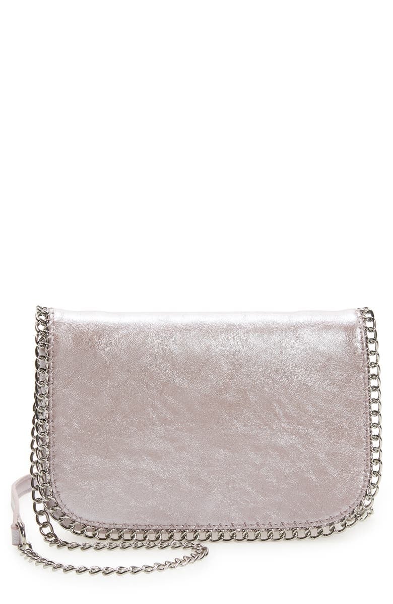 Nordstrom Bianca Faux Leather Wallet on a Chain