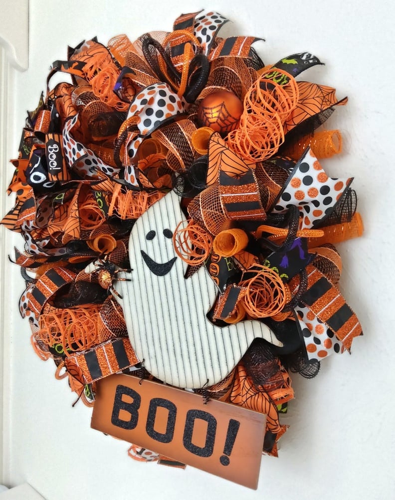 Halloween Ghost Wreath