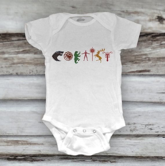 Game of Thrones Handmade Custom Baby Onesie