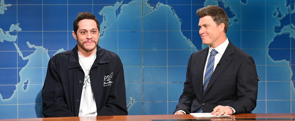 Pete Davidson Says Goodbye to "Saturday Night Live" in Final Weekend Update