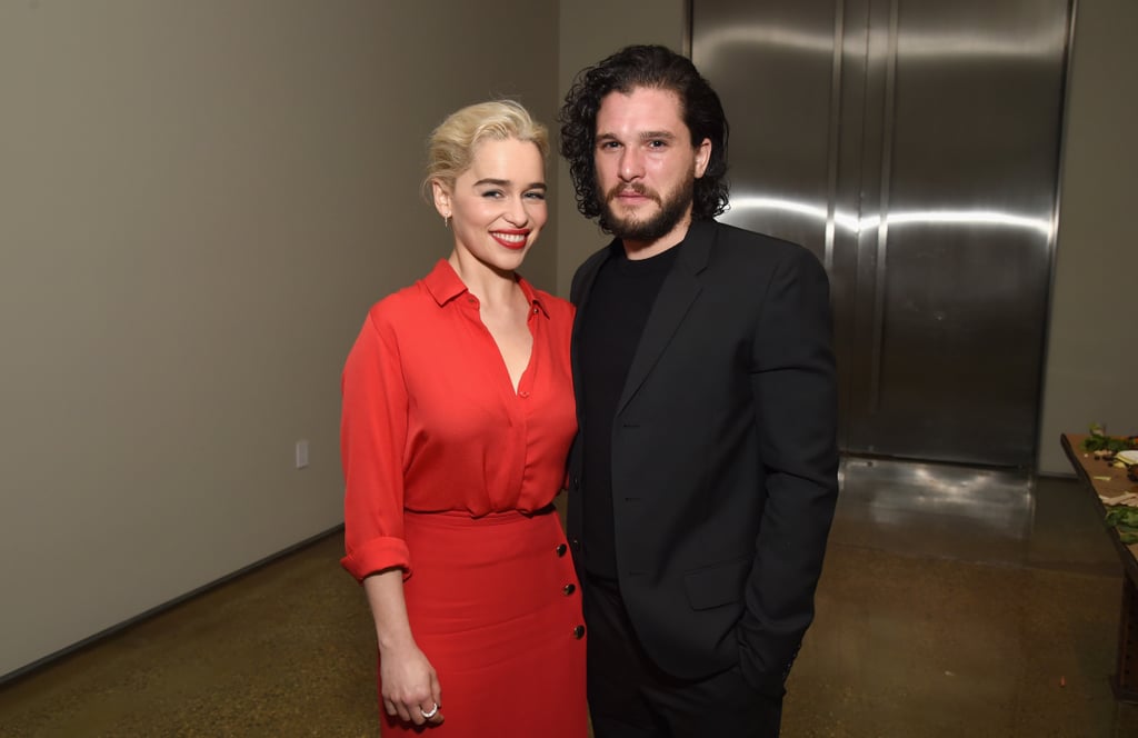 Kit Harington and Emilia Clarke at Haiti Rising Gala 2018