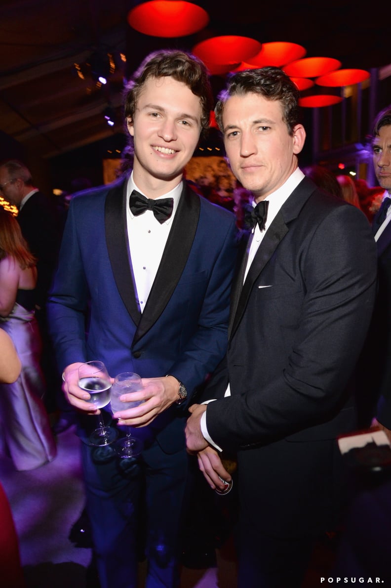 Ansel Elgort and Miles Teller