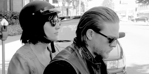 When They're Just a Badass Couple on a Bike