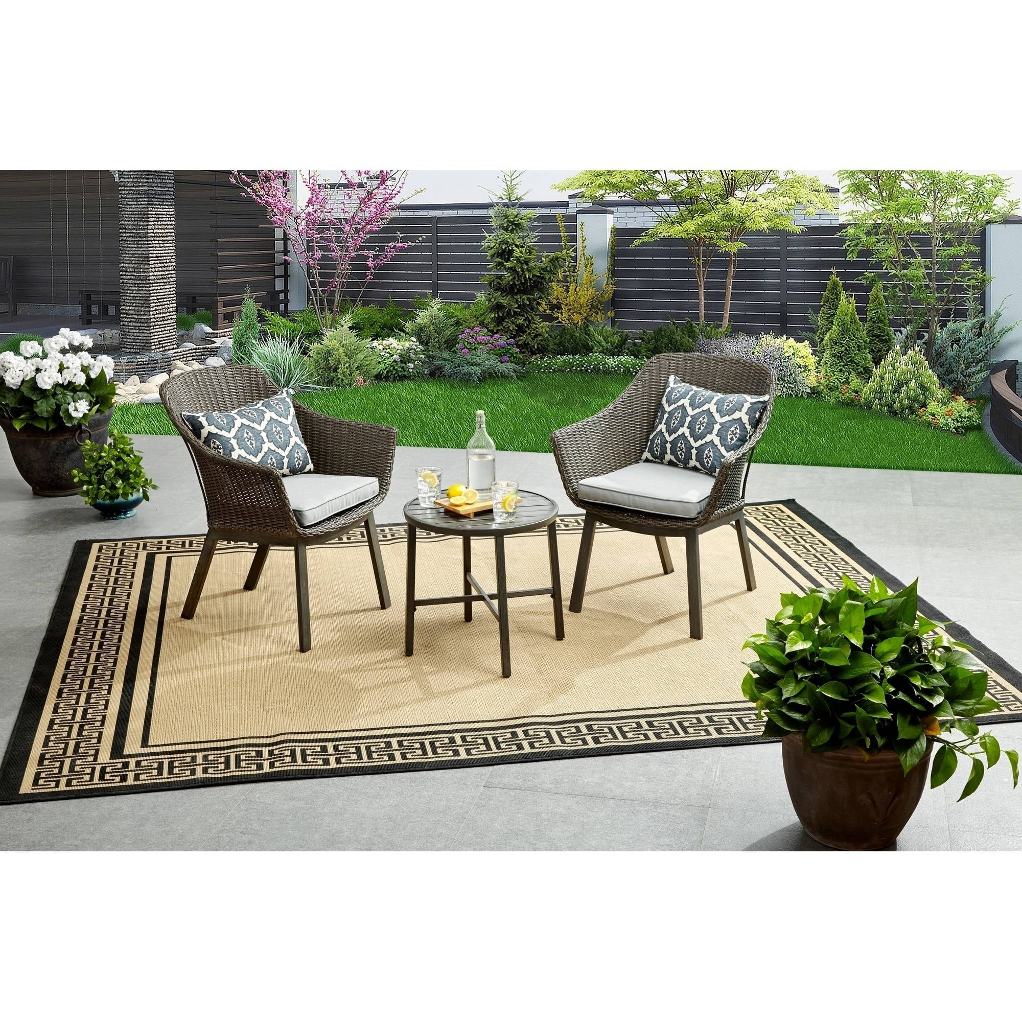 Better Homes Gardens Cason Cove Contemporary 3 Piece Chat Set