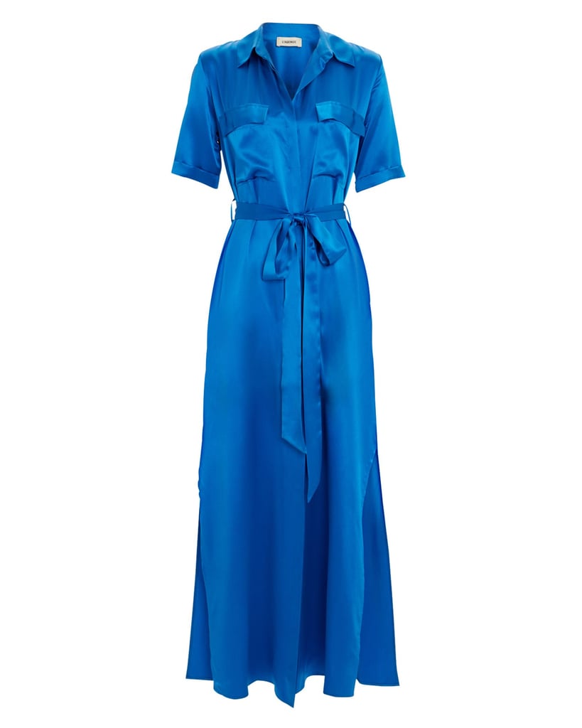 L'Agence Klement Silk Shirt Dress | Meghan Markle Best Summer Dresses ...