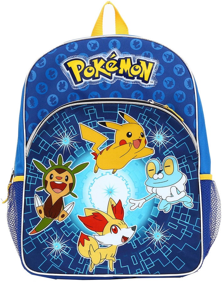 Pokémon Leaping Pikachu LightUp Backpack Pokemon School Supplies and