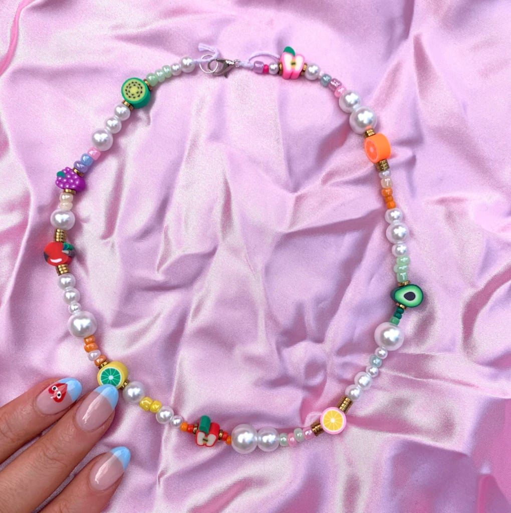 Handmade 'FRUIT LOOP' Chunky Beaded Necklace