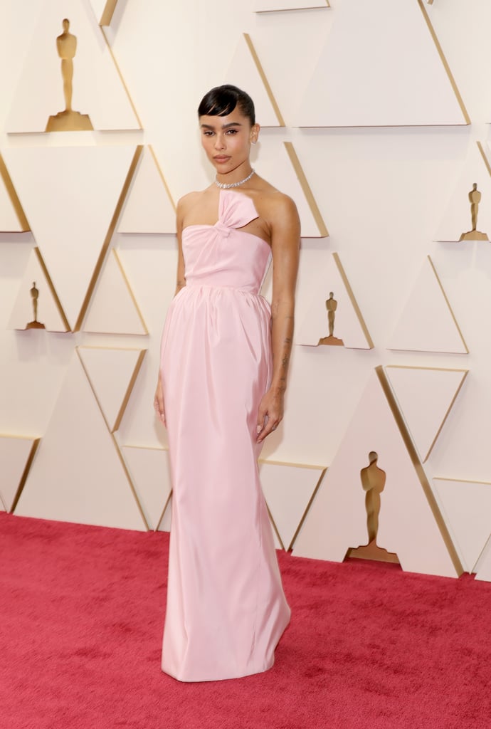 Zoë Kravitz's Saint Laurent Dress at the Oscars 2022