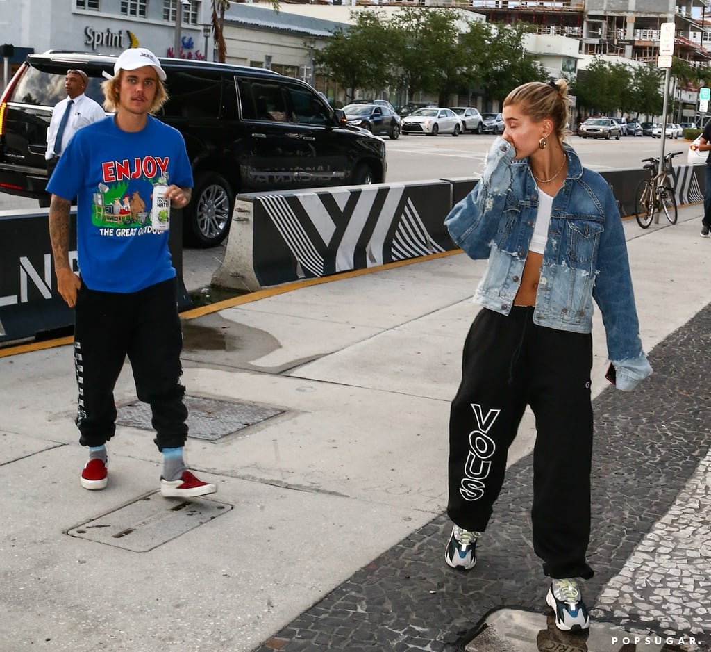 Justin Bieber and Hailey Baldwin Out in Miami June 2018