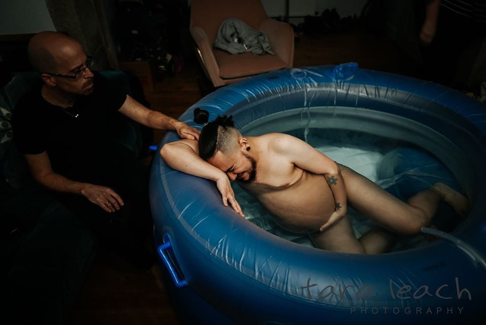 Trans Man Shares Empowering Birth Photo Series