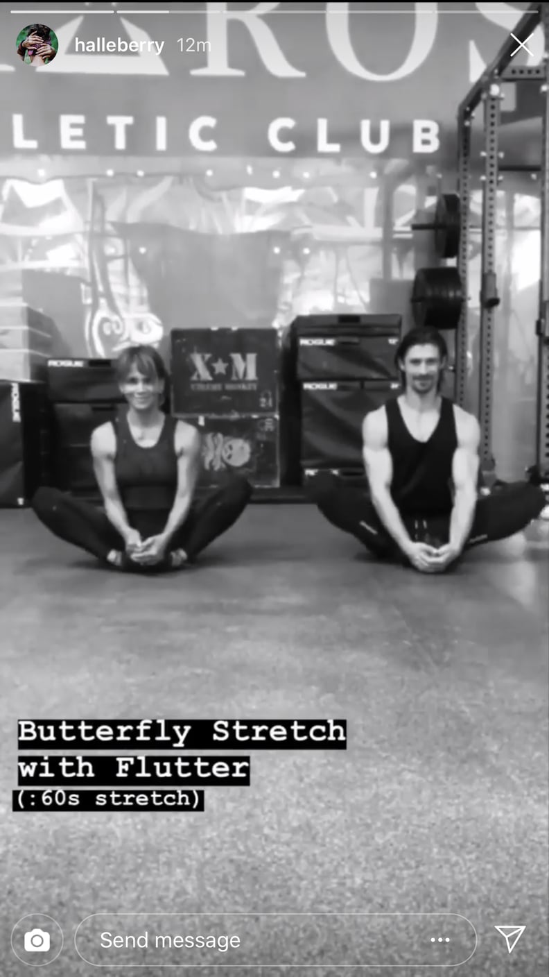 Butterfly Stretch With Flutter