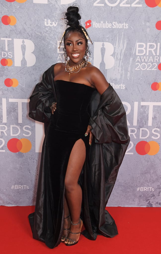 Bree Runway Wears Gold-Foil Hair at the 2022 BRIT Awards