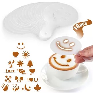 Stencils for Latte Art