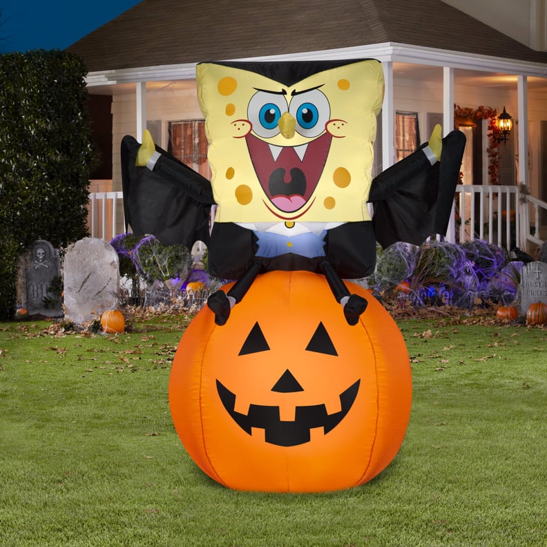 For SpongeBob Fans: Airblown Inflatables Vampire SpongeBob on a Pumpkin